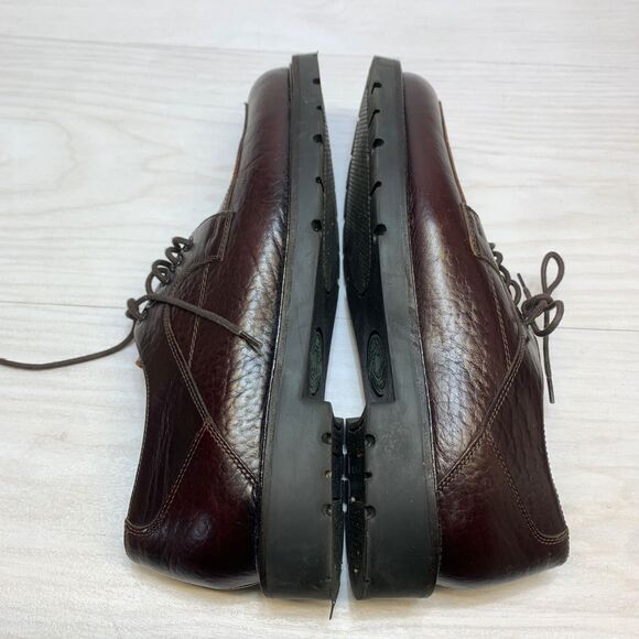 H.S.‎ Trask Brown Pebbled Leather Oxford Men\'s Sz 11M Lace Up Comfort Shoes main image 5